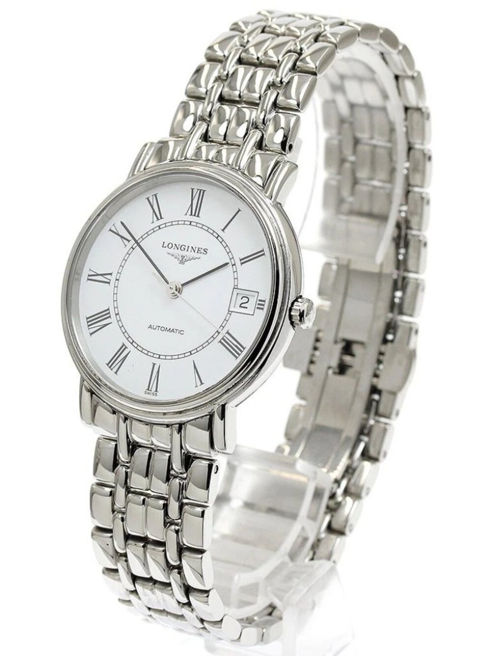 LONGINES Plaisance L4.821.4 Date white Dial Automatic Men's Watch_931012